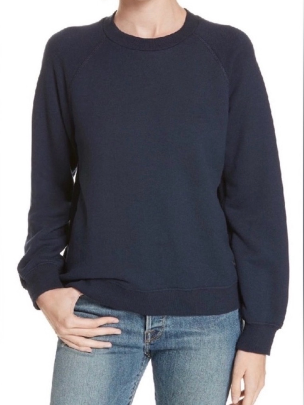 Jenni Kayne Dark Navy Crewneck Sweater